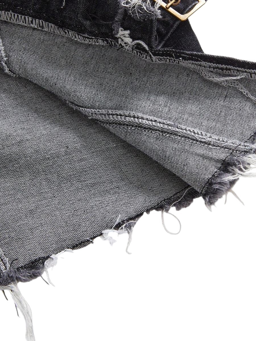 Women's Faux Fur Collar Denim Jacket