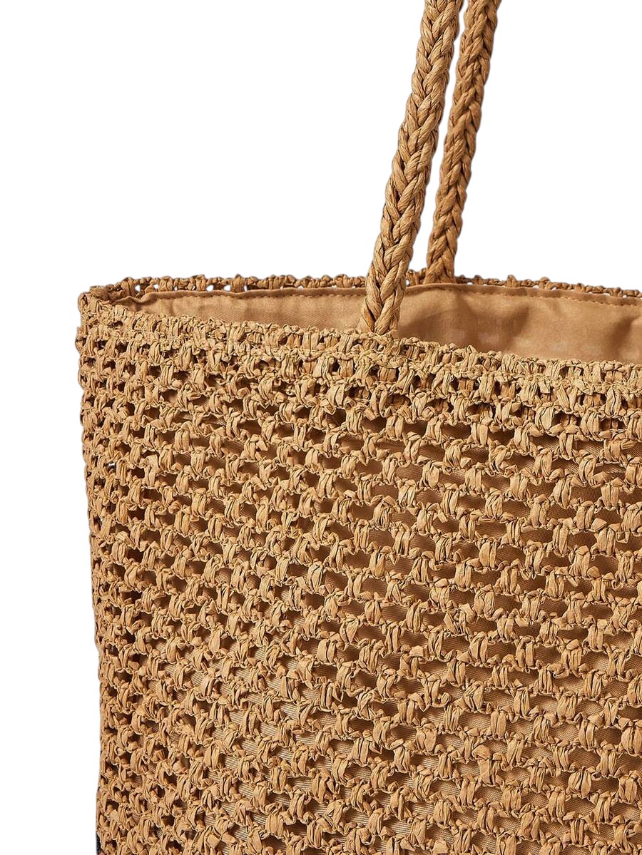 Bohemian Leopard Patchwork Large Capacity Tote Bag