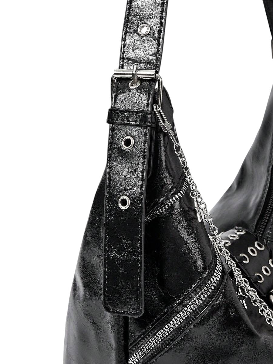 Women's Gothic Cross Chain Shoulder Bag