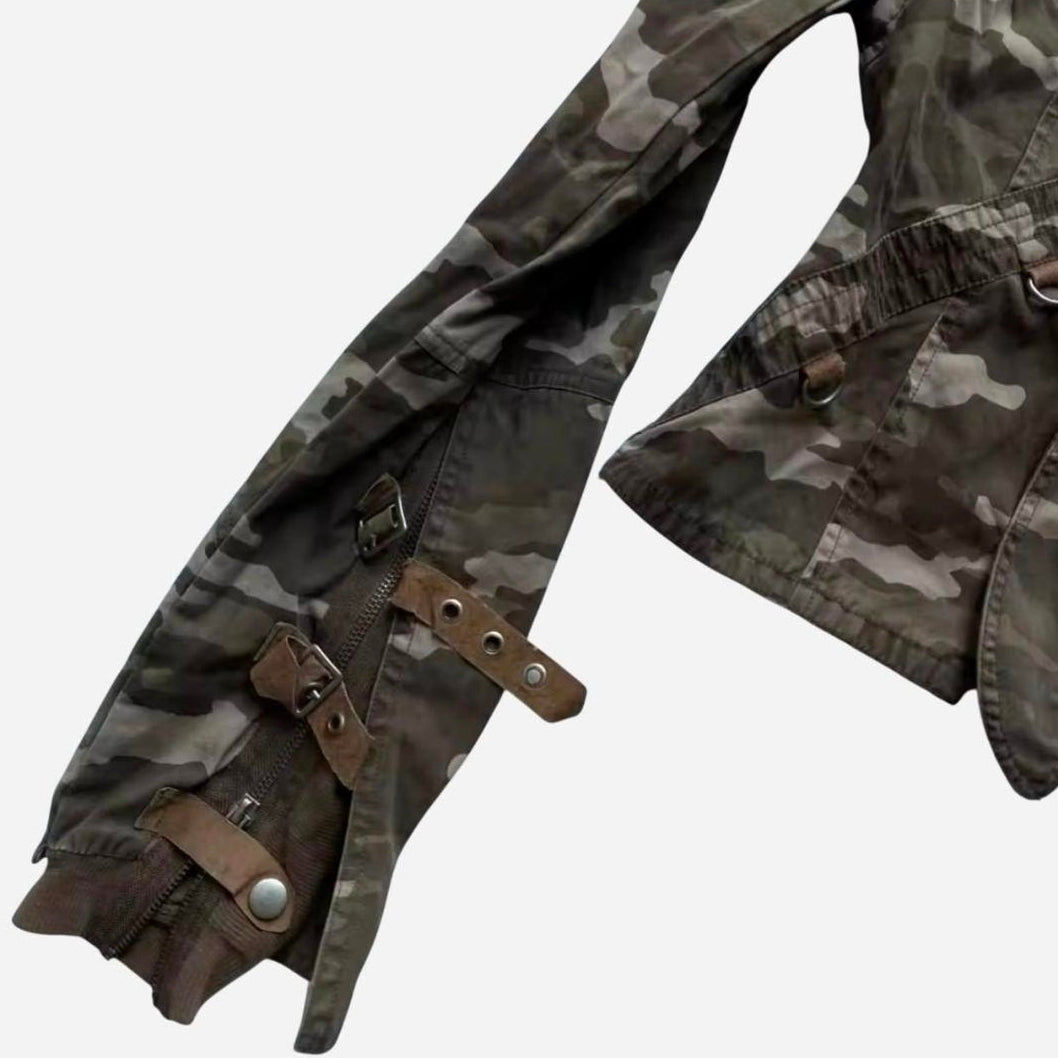 Women's Camo Military Jacket