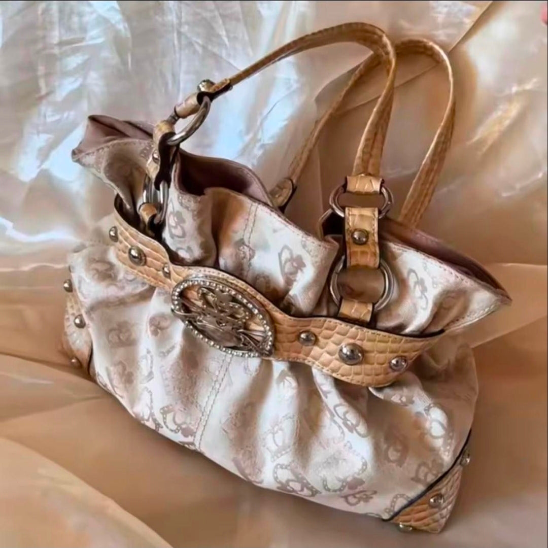 Vintage Y2K Shoulder Large Capacity Handbag