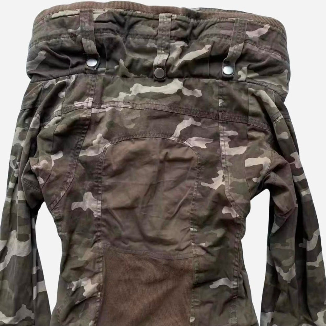Women's Camo Military Jacket